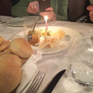 Happy Birthday, Grazia!  Cheese is appropriate for every occasion.